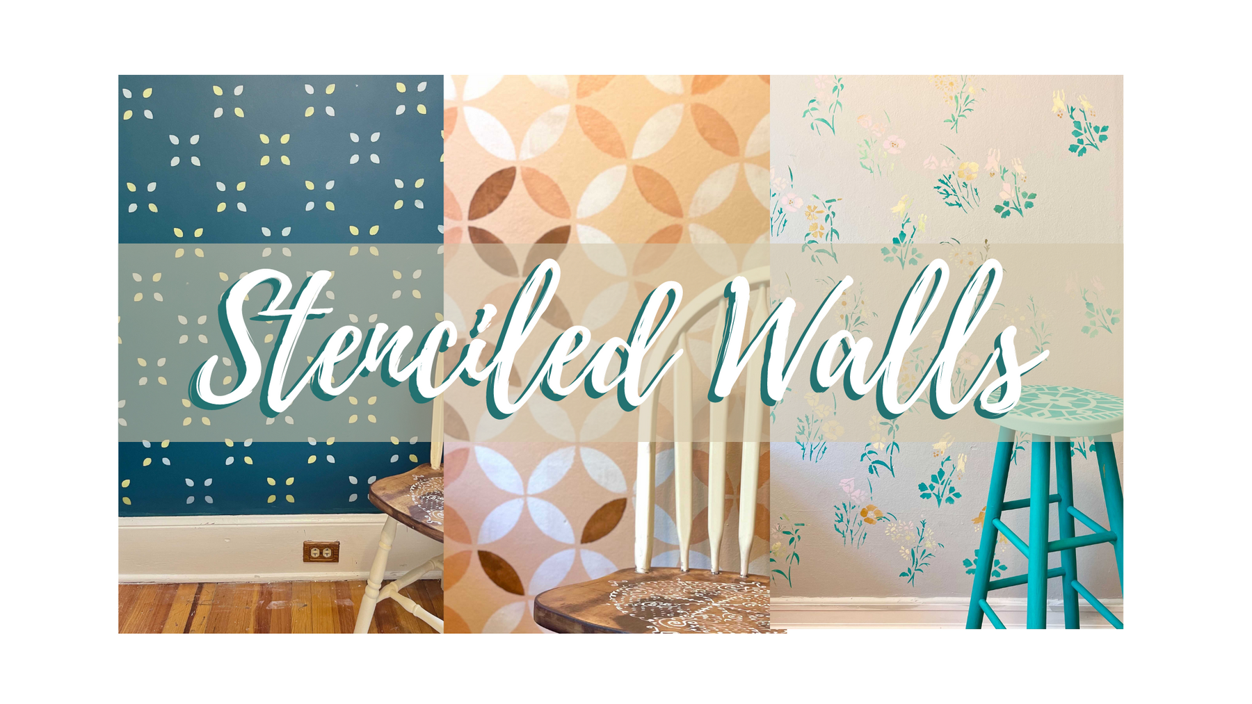 Stenciled Wall vs. Wallpaper