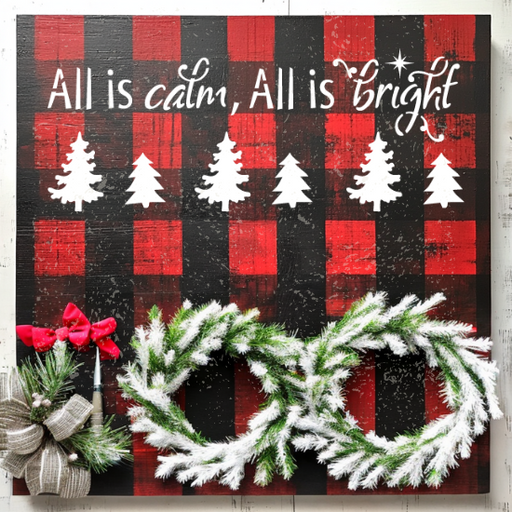 evergreens stencils