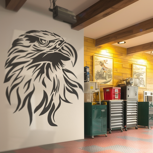 eagle head stencil