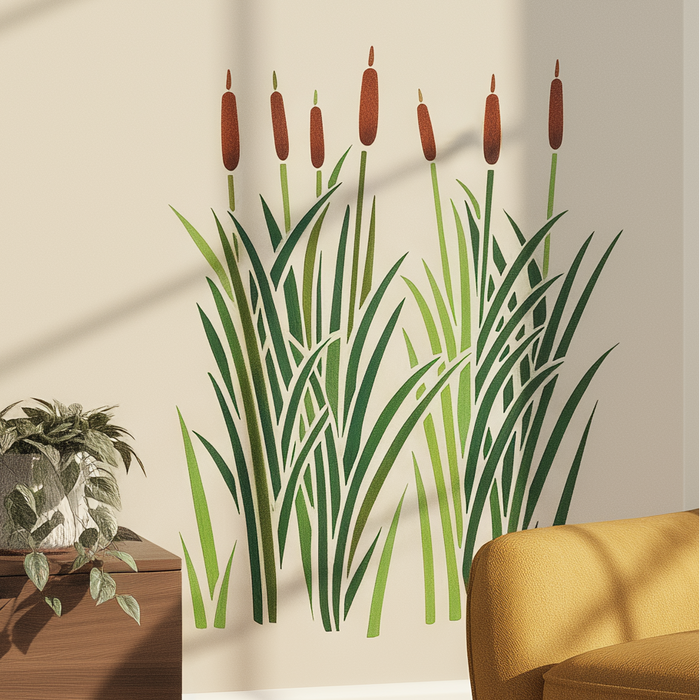 Flat Blade Grass Cattail