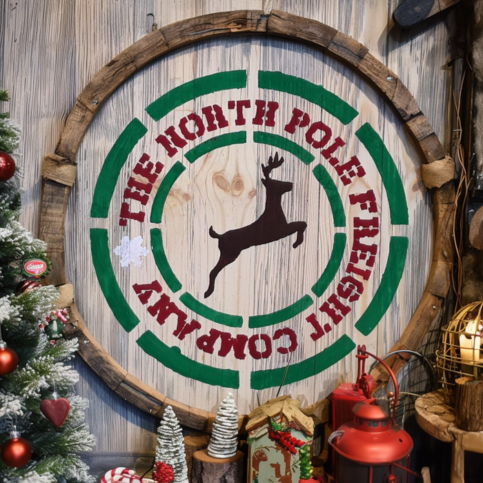 north pole stencil