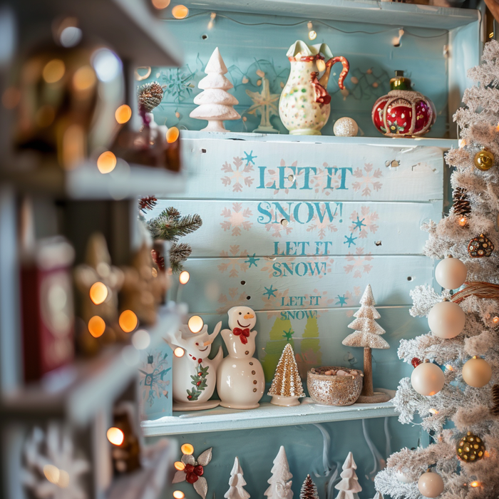 christmas decor stencil