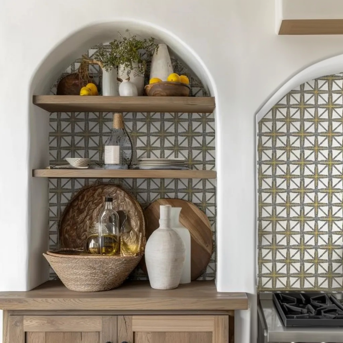 The Prague Cobblestone Street Tile Stencil