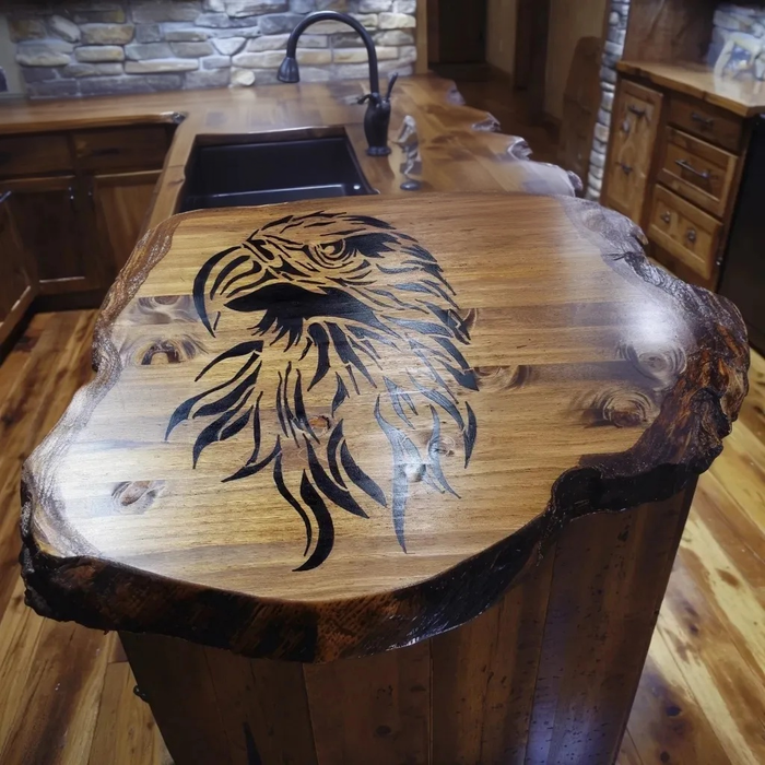 eagle head stencil