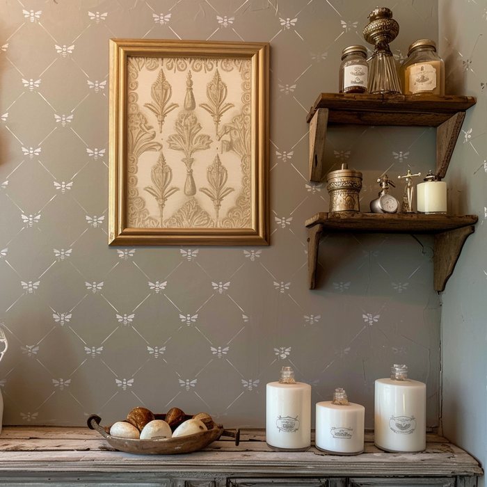 The Valley Châteaux French Bee Patterned