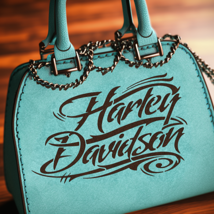 Harley Davidson Classic Script Stencil