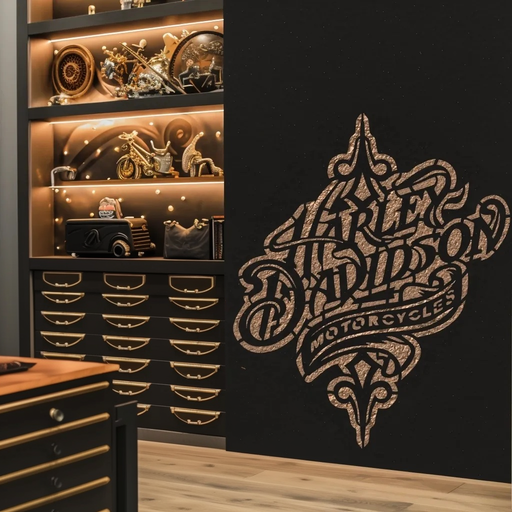 harley davidson motorcycle stencil