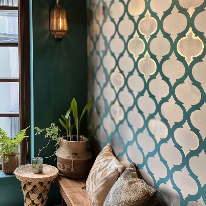 moroccan stencil