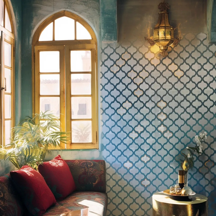 moroccan stencil