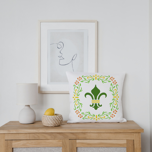 fleur de lis stencil