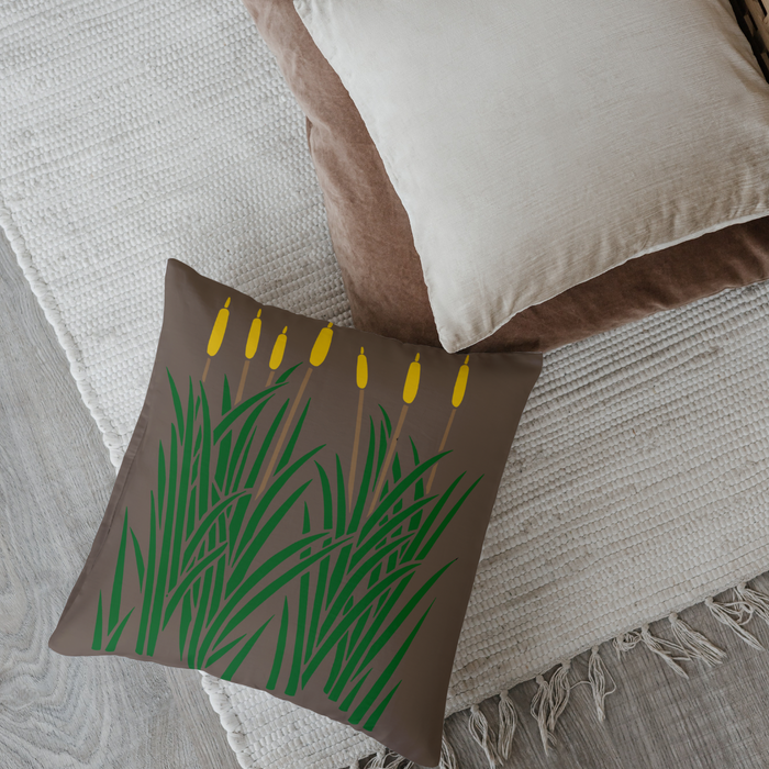 flat blade grass stencil