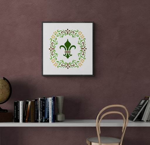 fleur de lis stencil