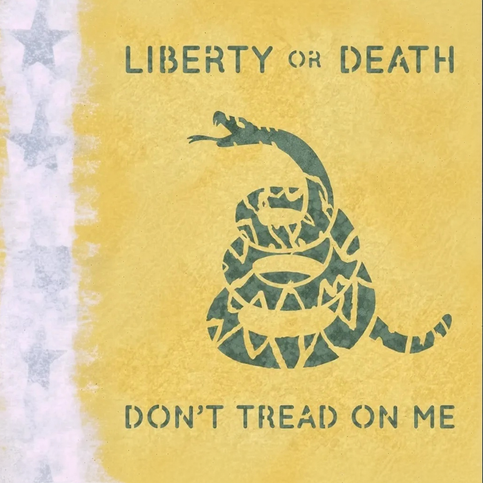 liberty or death stencil