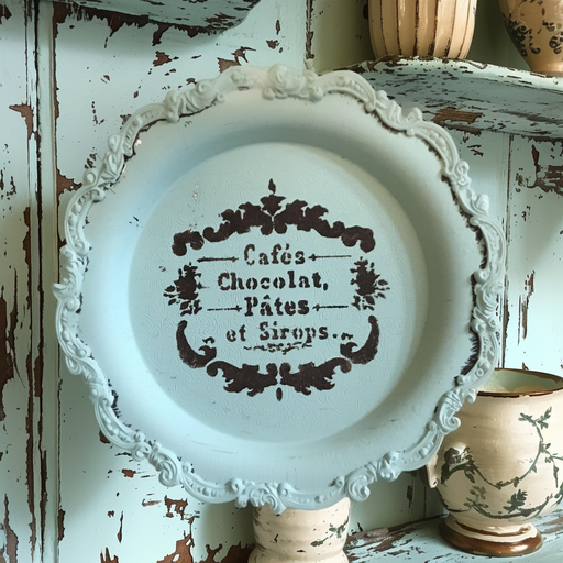 chocolate cafe stencil