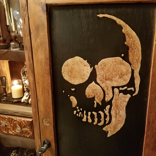 skull stencil