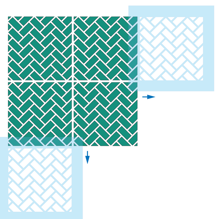 brick pattern stencil