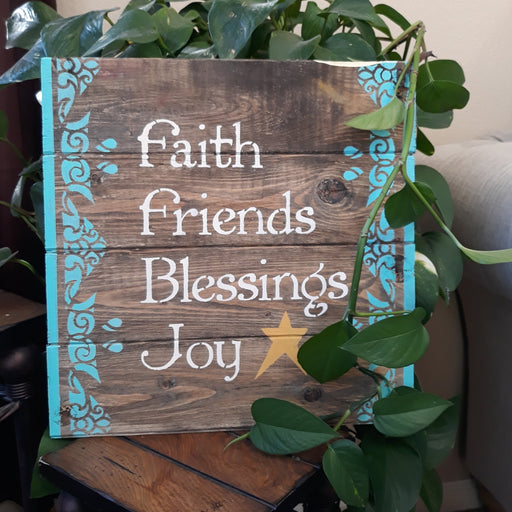 faith stencil