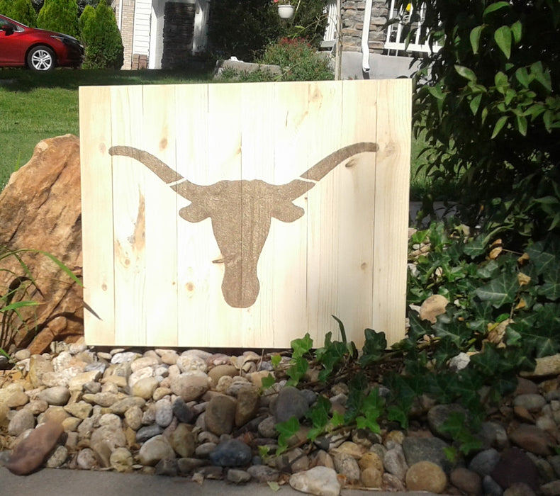 bull head stencil