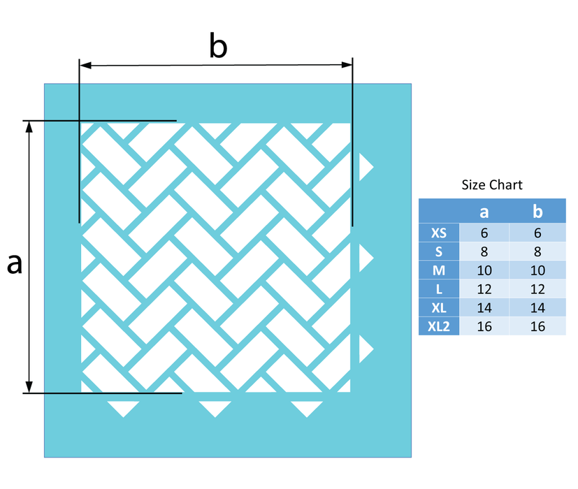 brick pattern stencil
