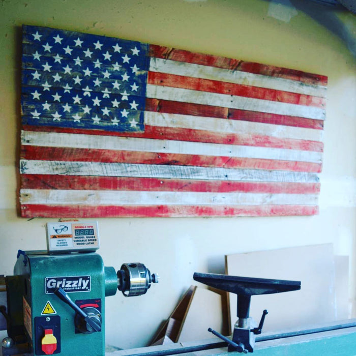 american flag stars stencil