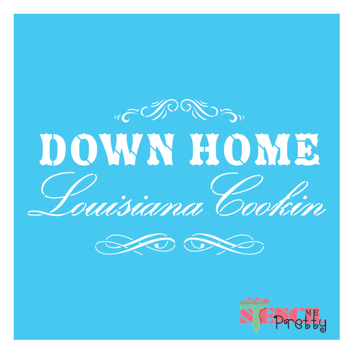 down home stencil