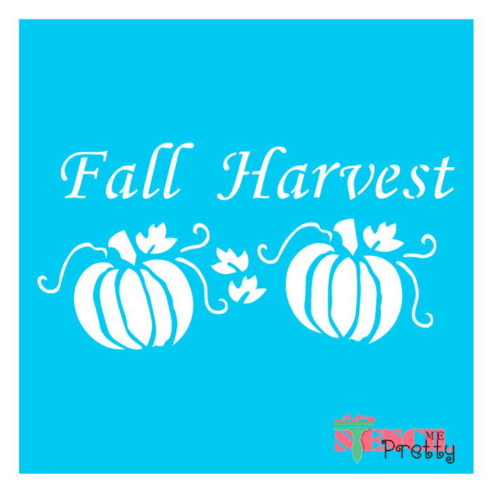 fall harvest stencil