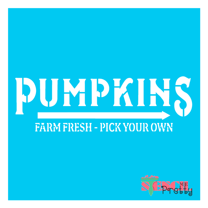 pumpkins stencil