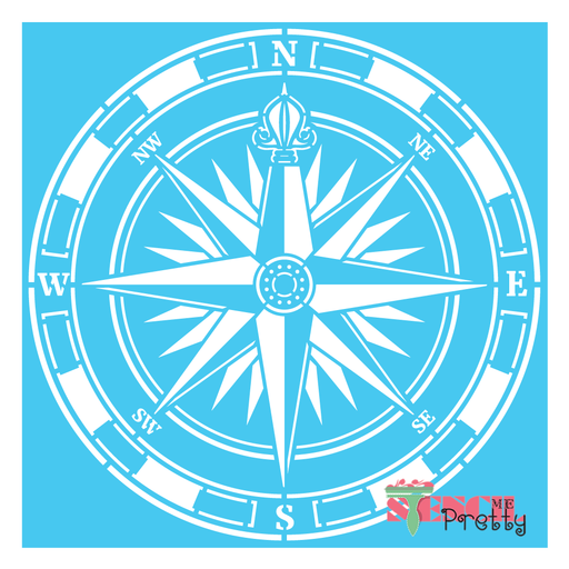 italian compass stencil