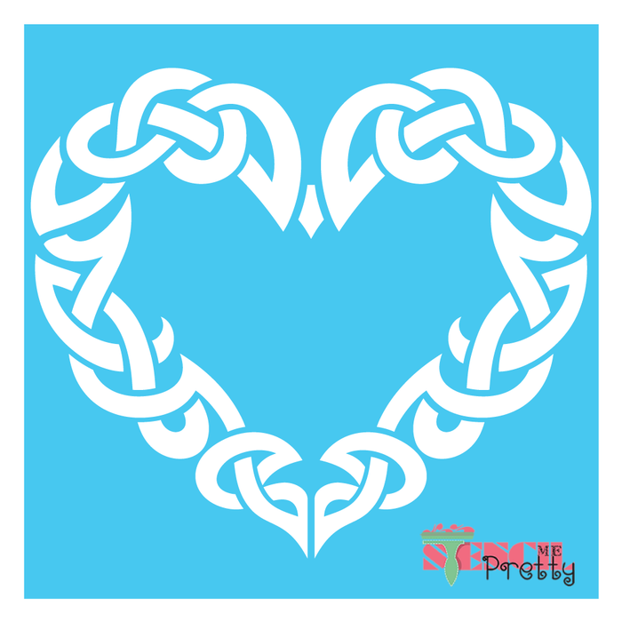 viking heart stencil