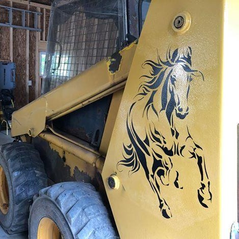 horse stencil