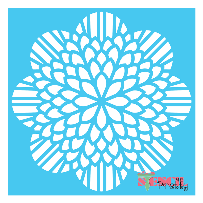 mexican mandala stencil