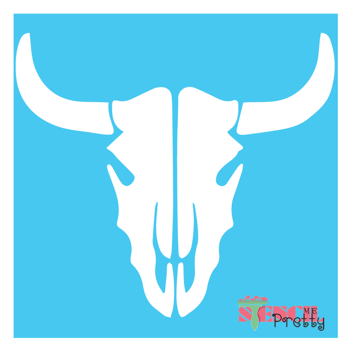 bull head stencil