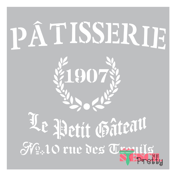 french pantry stencil