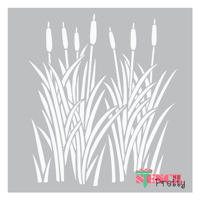 cattail stencil