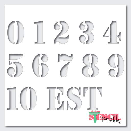 numeric stencil