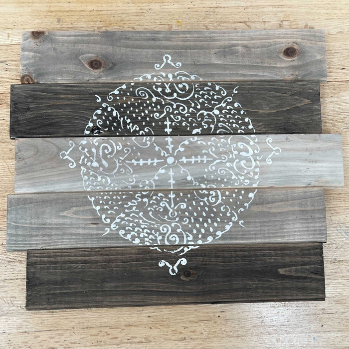 antique compass stencil
