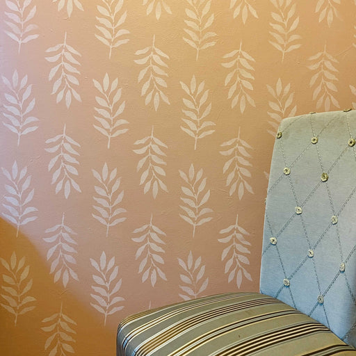 urban leaves stencil