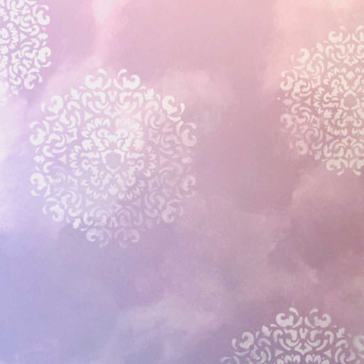 flame mandala stencil