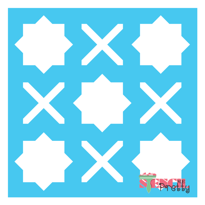 islamic star stencil