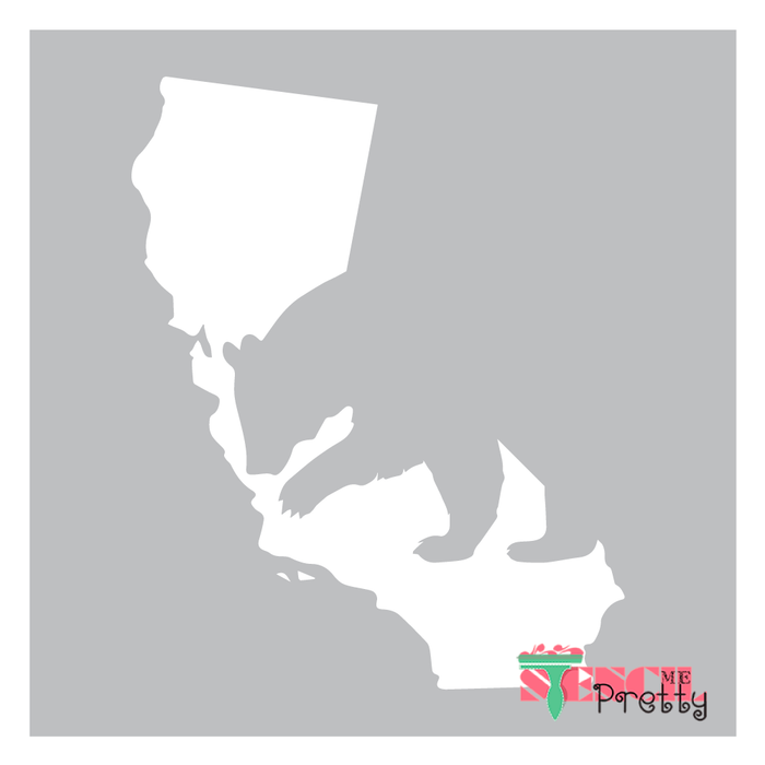 california republic stencil