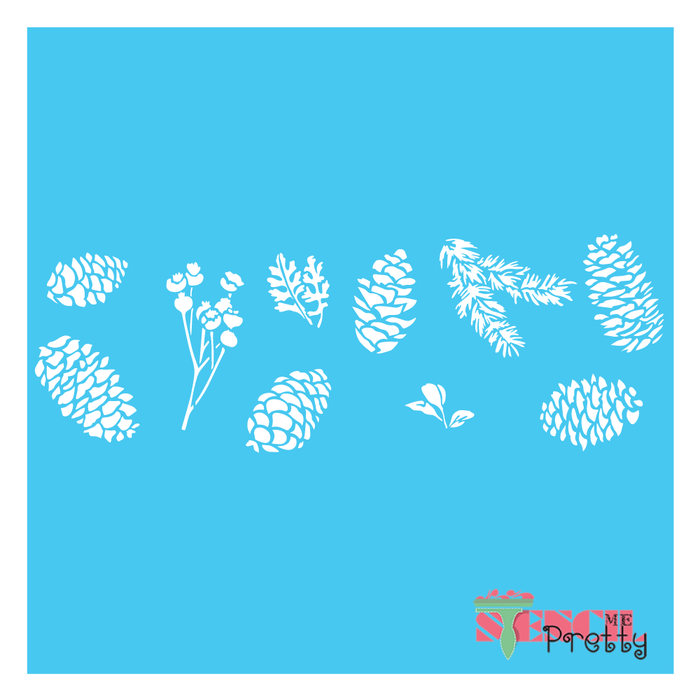 pine cone designed chair pillow