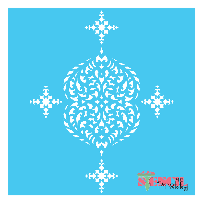 accent wall stencil