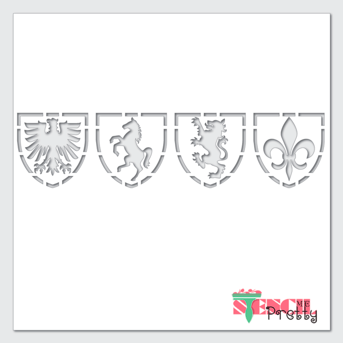 coat of arms stencil