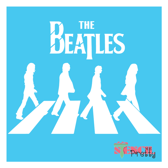 the beatles album stencil