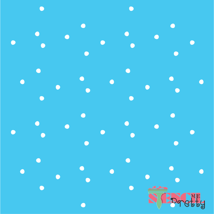 polka dot stencil