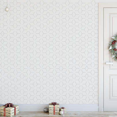 modern petals stencil