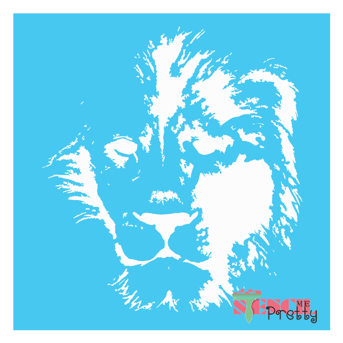 african lion stencil