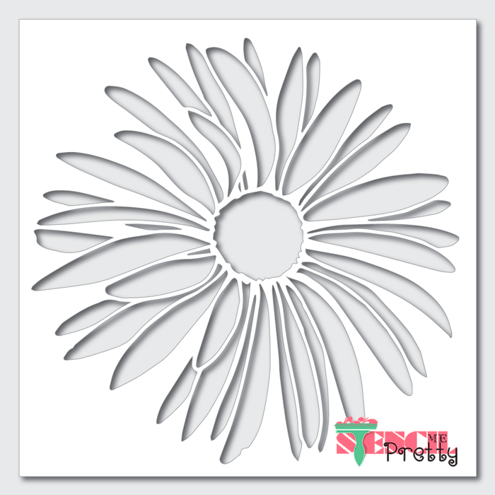 sunflower stencil