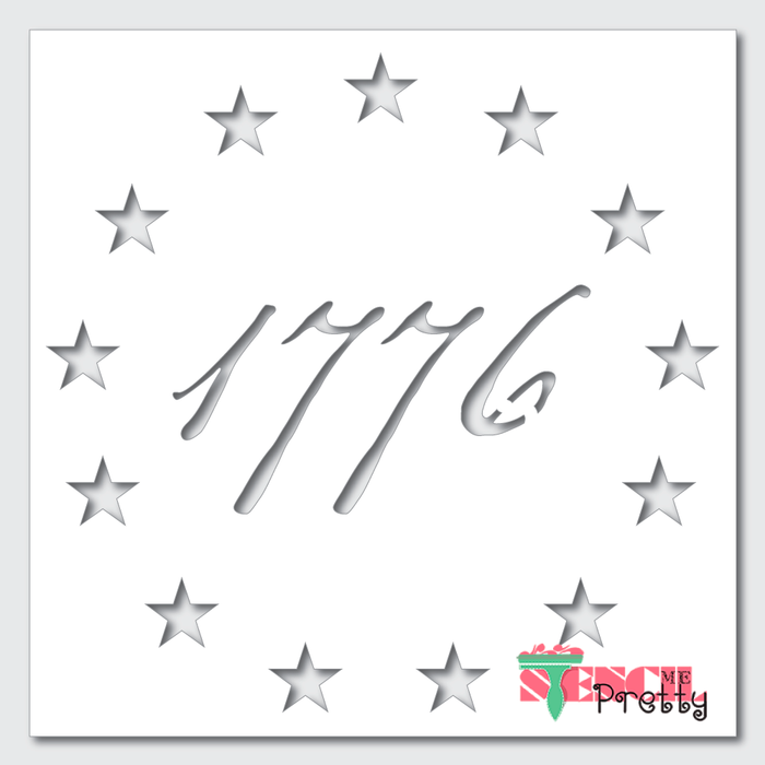1776 stencil