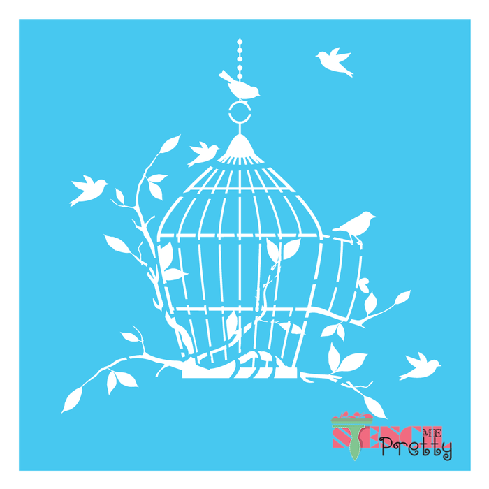 birds stencil